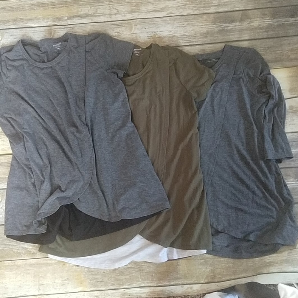 3 nursing shirts